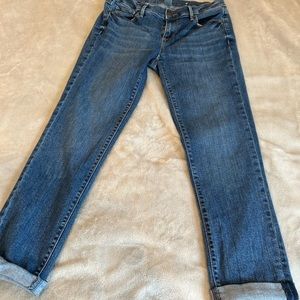 Women’s Loft Modern Cuffed Crop Jeans